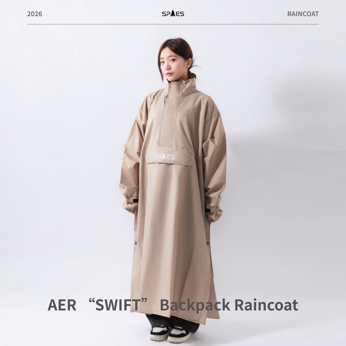 AER “SWIFT”｜空氣感瞬穿背包雨衣